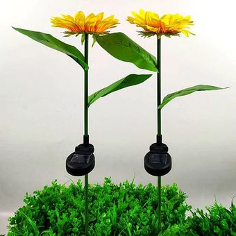 Luz Girasol Solar 3LEDs para Jardín Lámpara Decorativa Pack x 2 Piezas |  Linio Perú - OE991HL0MYUJDLPE