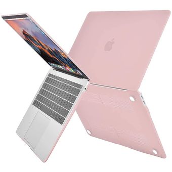 Se7enline A1932/A2337/A2179 MacBook Air 13 pulgadas funda rígida para MacBook Air 13 pulgadas 2018/2019/2020 nuevo con funda para teclado protector de pantalla tapón antipolvo y cuarzo rosa 