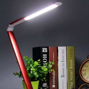 Luz plegable Light Touch Control de lectura giratoria LED de mesa Lámpara de escritorio 