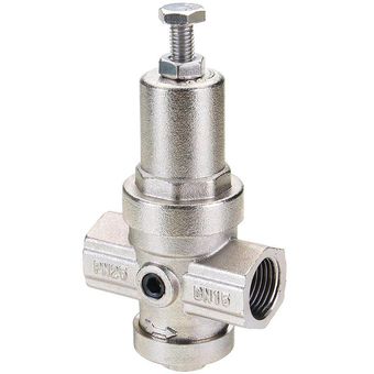 TMOK TK914 DN15 Válvula reductora de presión de agua del grifo ajustable Válvula reductora de presión de descarga de níquel de latón 