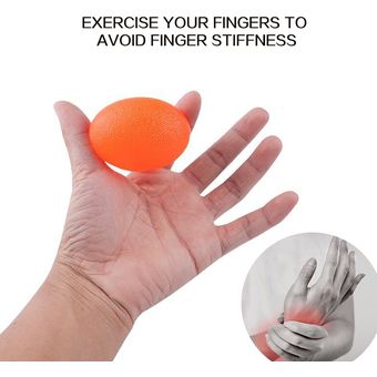 #50LBS Blue Egg WorthWhile Silica Gel Hand Grip Ball Egg Men Women Gym Fitness Finger Heavy Exerciser Strength Muscle Recovery Gripper Trainer 