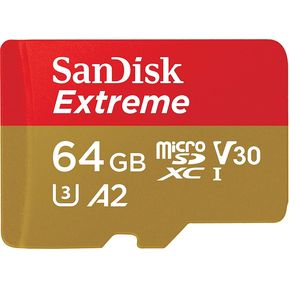 Tarjeta de memoria SanDisk Extreme microSD SDSQXAH-64GB
