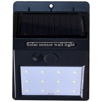 Luces solares Sensor de movimiento 12led Super Bright Lights Solar Outdoor Light 