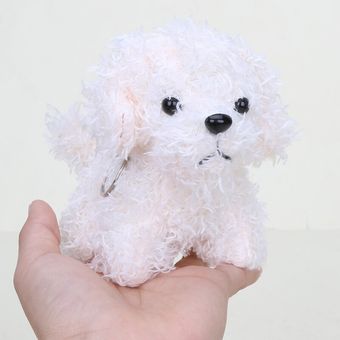 10cm Kawaii Lovely Brown White Teddy Plush Doll osito de peluche llave 