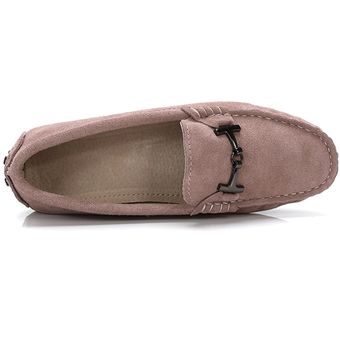 Zapatos planos de piel auténtica para mujer mocasines informales pa 
