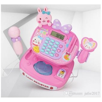 JUGUETE ULTRA TOYS CAJA REGISTRADORA ROSA