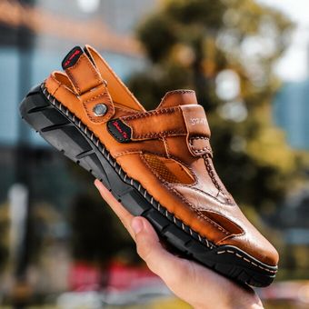 zapatos de senderismo al aire libre portátiles Zapatillas cómodas antideslizantes de suela de goma de gran tamaño 48 para hombre marrón 
