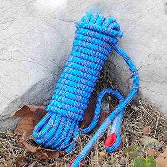 Azul 30M 10mm Cuerda de rescate estática Escalada en roca Rappel Árbol Arborist Cord Sling 