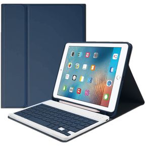 Forro Smart Case Espacio Lapiz iPad 10ma Gen 10.9 Negro + Vidrio. GENERICO