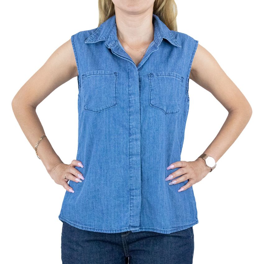 blusas de mezclilla para dama