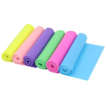 Bandas de resistencia de Yoga de colores bandas elásticas de látex 