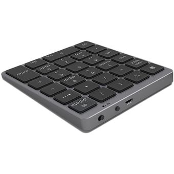 Teclado compatible con Bluetooth con teclado Plug Play Office Teclado ampliamente compatible para oficina negro