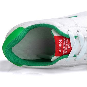 #Zapatillas de deporte de cuero chino para hombre Green Hole zapatos 