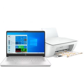 Combo Laptop HP 14-DQ2031TG Intel CI3 4Gb 128Gb + Impresora...