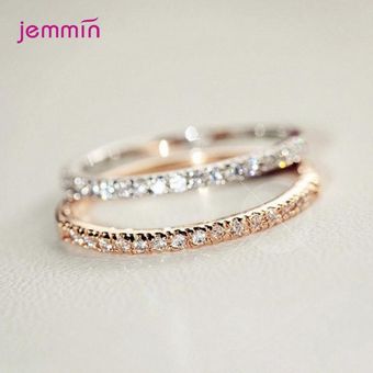 Anillo De Diamantes De Agua Accesorios Casuales Femeninos De 