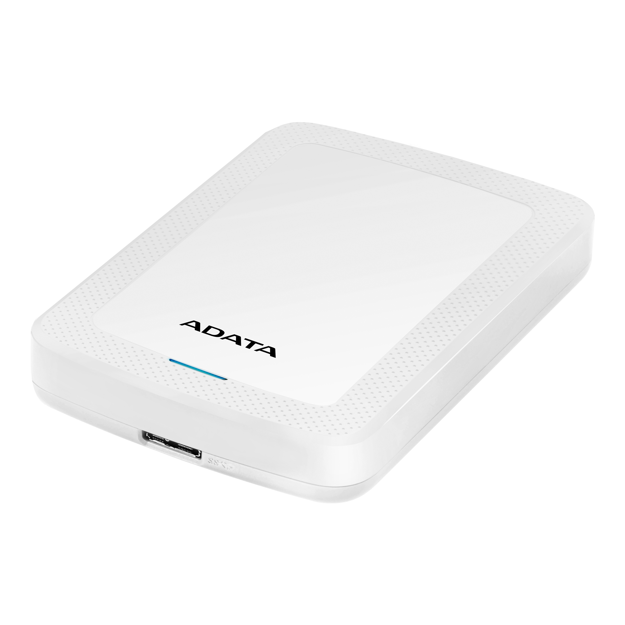 ADATA Disco Duro Externo HDD HV300,  2TB, USB 3.2 Gen1, Ultra Delgado, Color Blanco