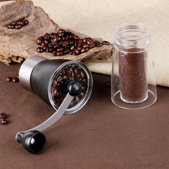 Mano Grinder Manual Molinillo de café de plástico Máquina de café grano de café Grinder 