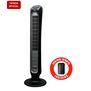 Ventilador Torre Sankey Silencioso Control Remoto  Negro