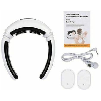 Masajeador Cuello Cervical Inalambrico Con Set De Electrodos