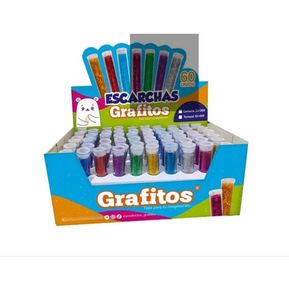 Set Escarcha Tubo x 60 Und Multicolor Grafitos