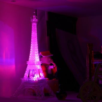 Er Romantica Torre Eiffel Cambia De Color De Luz Led De La Noche Dormitorio Decoracion Del Hogar Linio Peru Er600hl1edwkklpe