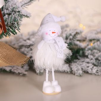 Último año nuevo 2020 Navidad Ángel niña niño muñecas ornamento de á 
