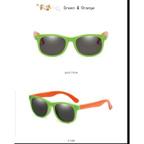Gafas de Sol para niños verde naranja