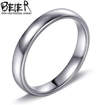 Bell Clásica Pareja De Diseño Simple Pareja Anillo Alta 