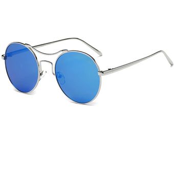 Gafas de Sol Rectangulares Cramilo P1001 para Hombre-Azul 