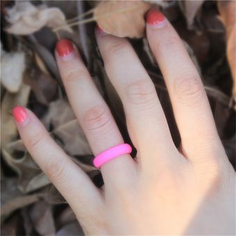 Anillos De Silicona Para Mujeres 4pcs Banda De Goma Para El 