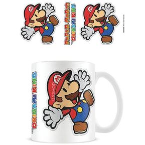 Super Mario : Taza Mario Bros (sticker) 315 mL