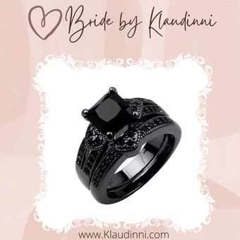 Anillo negro online compromiso