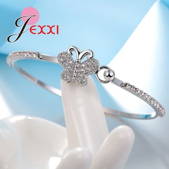 Elegante Variedad De Modelos 925 Pulseras De Plata De Niñas 