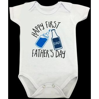 Romper de bebé uni  recién nacido con patrón y letras de la botella de agua de la moda 