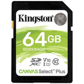 Memoria Kingston Canvas Select Plus SDXC UHS-I U1 de 64GB