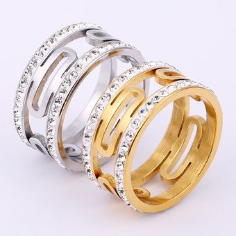 Sivlergolden Wheel Ring Wedding Compromise Rellene El De De 