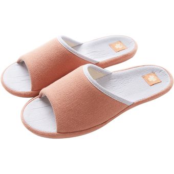 Zapatillas de casa sencillas japonesas-Rosa 