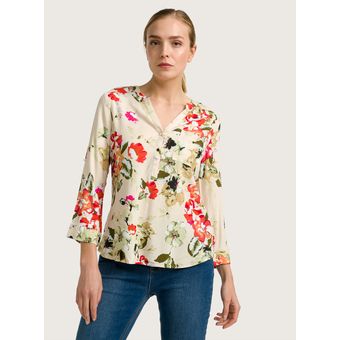 Blusa Manga Larga Mujer Apology F3Bly316St Beige Apology