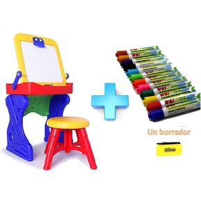 Escritorio Tablero Mesa Infantil Niño con caja de marcadores