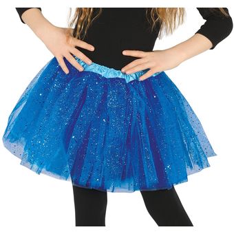 Tutu princesas Falda Niña Ballet Disfraz Fiestas Azul