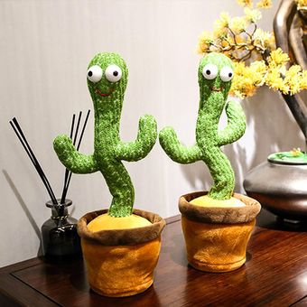 Torcer eléctrica electrónica de baile encantador Cactus regalo de juguete para niños 