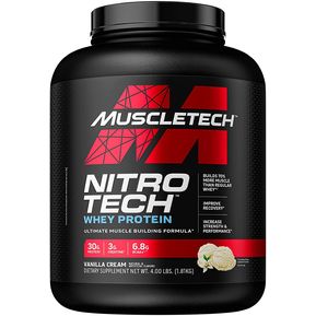 Proteina NitroTech 4lb Whey + Perfomance Muscletech