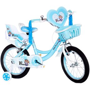 Bicicleta para niñas Rin 16 Baby Princess Wuilpy Azul 3 a 7 años
