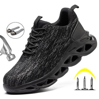 Botas de seguridad indestructibles para hombre 2021 zapatos de trabajo con punta de acero calzado de seguridad 
