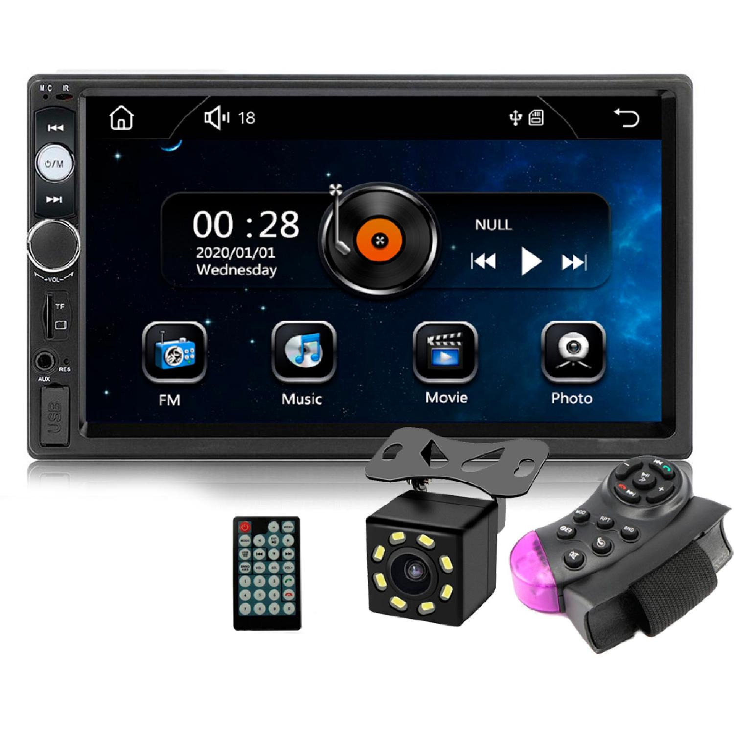 Autoestereo Vak 6911 Camara Touch 7 Mirrorlink Bluetooth Usb MP5 Video