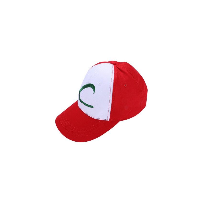 Sombrero para Cosplay,gorra con visera,Pokemon Ash Ketchum,Cosplay,gorra de Pokemon,gorra de Ash,Ketchum