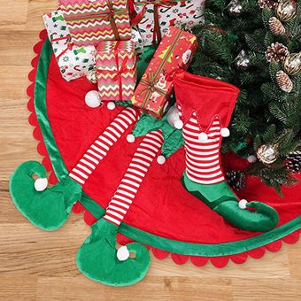 Decoración navideña de falda de árbol de Navidad de duende gran tamaño |  Linio Perú - OE991HL0U6D6XLPE
