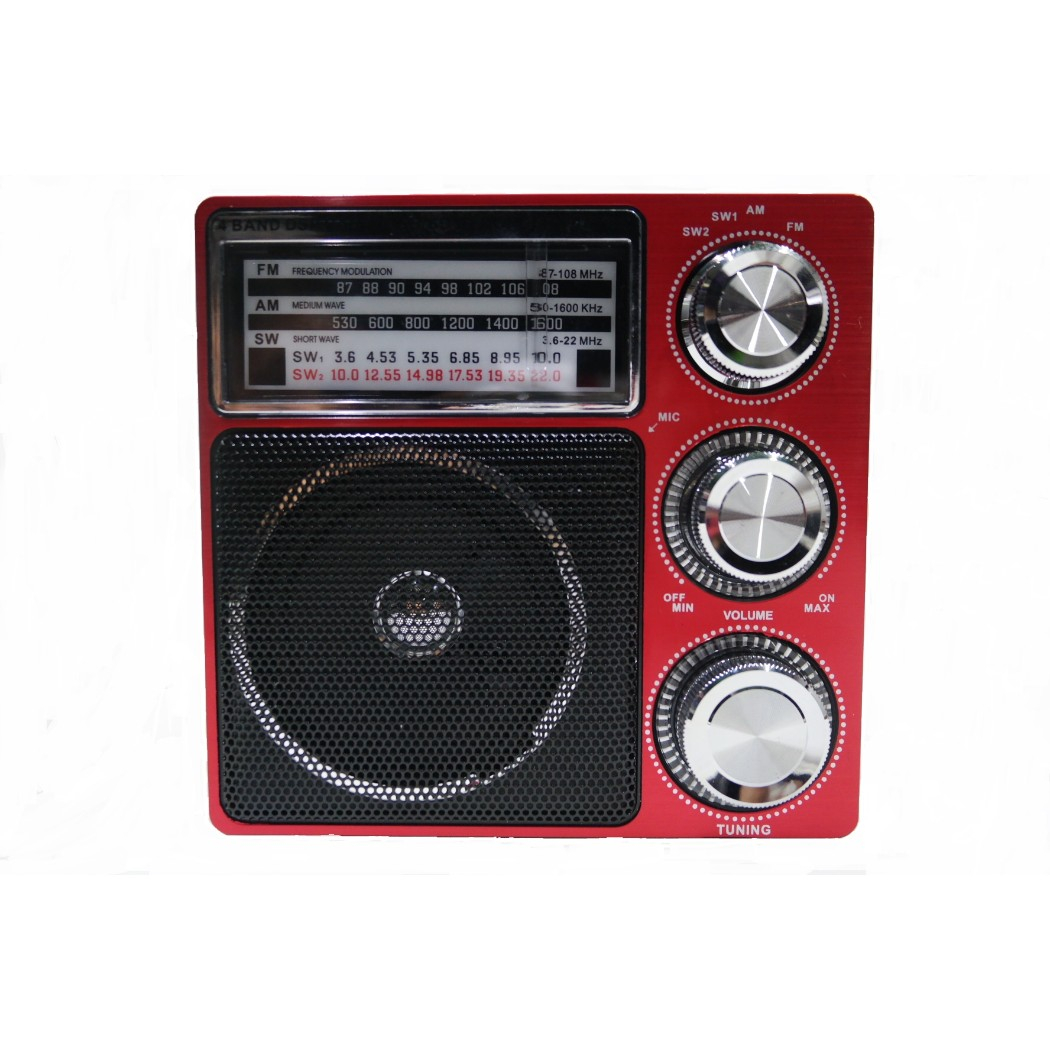 Radiograbadora Akustic AK-169UREC con Linterna