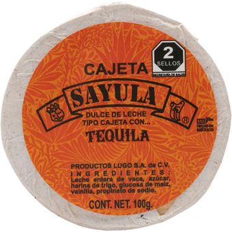 Cajeta Sayula Lugo Redonda De Madera Chica Con Tequila 120gr | Linio ...