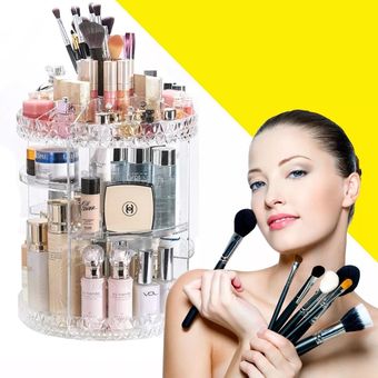 Organizador Maquillaje Cosméticos Y Accesorios Giratorio 360